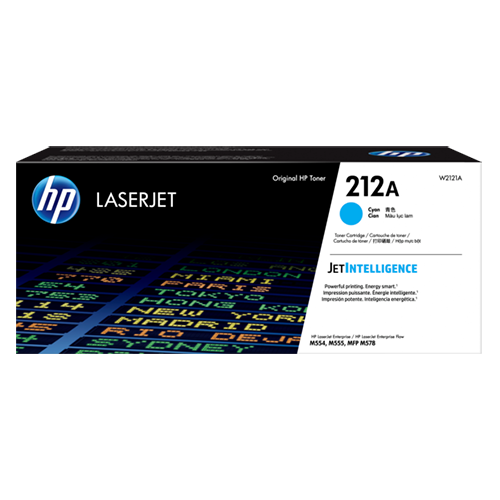 Mực in HP 212A Cyan Original LaserJet Toner Cartridge (W2121A)