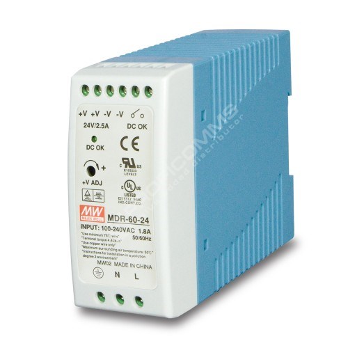 Nguồn Din-Rail Power Supply 120W/48V Planet PWR-120-48