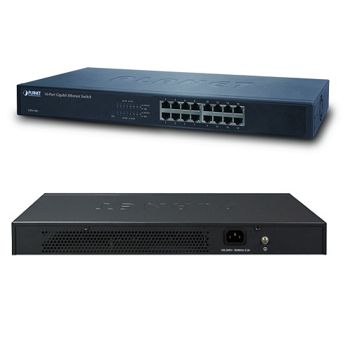 Thiết bị chuyển mạch 8-Port 10/100/1000T 802.3at PoE + 2-Port 1000X SFP Web Smart Ethernet Switch Planet GS-2210-8P2S