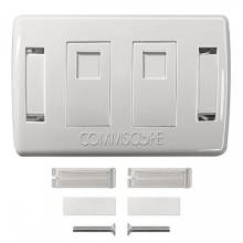 AMP BS Style Faceplate mặt nạ 2 cổng