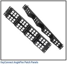 Belden KeyConnect AngleFlex Patch Panel 24-Port 1U Unloaded AX103248