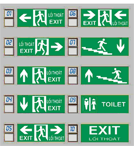 Bảng báo thoát hiểm 2 mặt Kentom KT-120