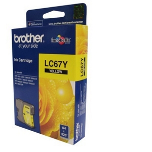 muc in brother lc 67 yellow ink cartridge lc 67 y