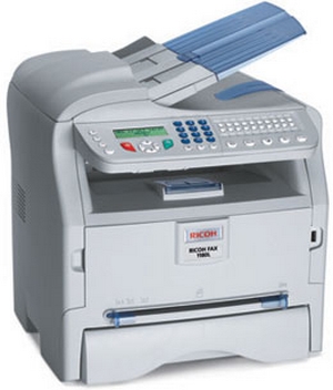 may fax ricoh 1140l laser trang den