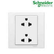 Bộ ổ cắm đôi 3 chấu 16A Vivace Schneider M3TS426UST2-WE