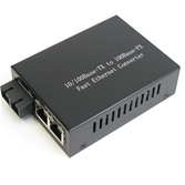 Thiết bị chuyển đổi 1 cổng Ethernet 1000M 1550/1310nm WDM BiDi 80Km SC